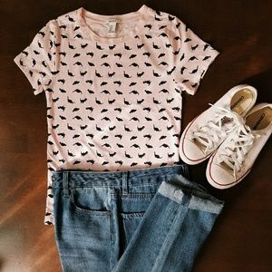 Dinosaur print shirt